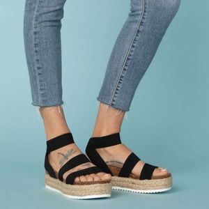 STEVE MADDEN Kimmie Flatform Espadrille Sandals
